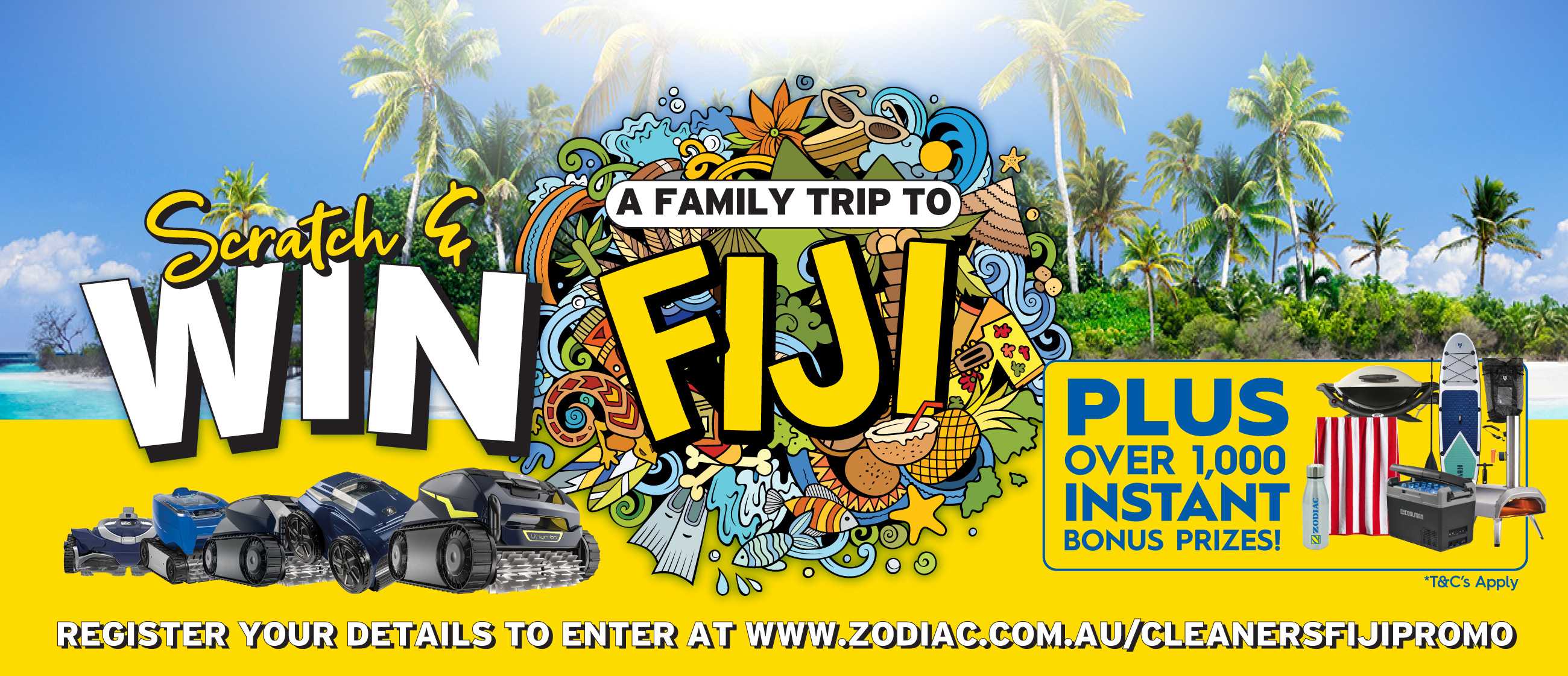 Cleaner Consumer Campaign Scratch & Win 2023 Zodiac Australia